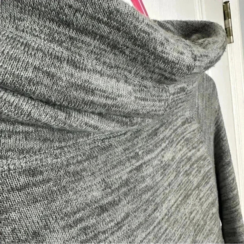 Joe Fresh Sweater Cowl Neck Long Grey  Size Extra Small - Picture 15 of 16